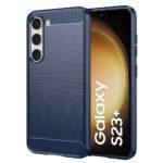 Coque Techsuit Carbon Silicone pour Samsung Galaxy S23 Plus - Blue
