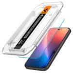 Lot de 2 protections d'écran Spigen Glas.tR EZ-FIT pour Google Pixel 9a - Clear – Image 2