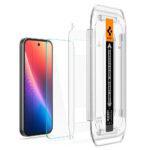 Lot de 2 protections d'écran Spigen Glas.tR EZ-FIT pour Google Pixel 9a - Clear – Image 3