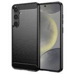 Coque Techsuit Carbon Silicone pour Samsung Galaxy S24 - Black
