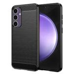 Coque Techsuit Carbon Silicone pour Samsung Galaxy S23 FE - Black