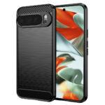 Coque Techsuit Carbon Silicone pour Google Pixel 9 Pro XL - Black