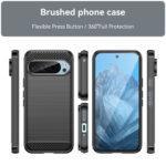 Coque Techsuit Carbon Silicone pour Google Pixel 9 / 9 Pro - Black – Image 2