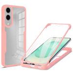 Coque intégrale Techsuit ColorVerse 360 pour Samsung Galaxy S25 Edge - Pink