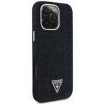 Coque Guess Denim Triangle Logo MagSafe pour iPhone 16 Pro Max - Black – Image 3