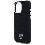 Coque Guess Denim Triangle Logo MagSafe pour iPhone 16 Pro Max - Black – Image 6