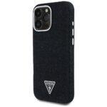 Coque Guess Denim Triangle Logo MagSafe pour iPhone 16 Pro Max - Black – Image 5