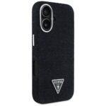 Coque Guess Denim Triangle Logo MagSafe pour iPhone 16 - Black – Image 3