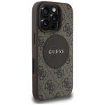 Coque Guess 4G Circle Classic Logo MagSafe pour iPhone 16 Pro - Brown – Image 3