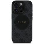 Coque Guess 4G Circle Classic Logo MagSafe pour iPhone 16 Pro - Black – Image 3