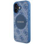 Coque Guess 4G Circle Classic Logo MagSafe pour iPhone 16 - Blue – Image 4