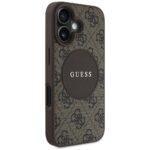 Coque Guess 4G Circle Classic Logo MagSafe pour iPhone 16 - Brown – Image 3