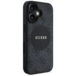 Coque Guess 4G Circle Classic Logo MagSafe pour iPhone 16 - Black – Image 4