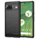 Coque Techsuit Carbon Silicone pour Google Pixel 7 - Black