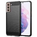 Coque Techsuit Carbon Silicone pour Samsung Galaxy S21 Plus - Black