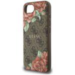 Coque Guess Hardcase 4G Flower Print MagSafe pour iPhone 16e - Brown – Image 5