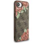 Coque Guess Hardcase 4G Flower Print MagSafe pour iPhone 16e - Brown – Image 2