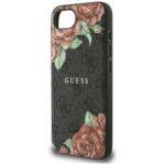Coque Guess Hardcase 4G Flower Print MagSafe pour iPhone 16e - Black – Image 5