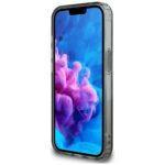 Coque Guess IML Metal Glitter Flowers Triangle MagSafe pour iPhone 16e - Black – Image 5