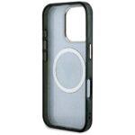 Coque Guess IML Metal Glitter 4G Circle Triangle MagSafe pour iPhone 16 Pro - Black – Image 5