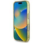 Coque Guess IML Metal Glitter 4G Circle Triangle MagSafe pour iPhone 16 - Brown – Image 6