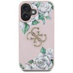 Coque Guess Hardcase 4G Grained Roses Big Logo pour iPhone 16 - Pink – Image 3