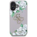 Coque Guess Hardcase 4G Grained Roses Big Logo pour iPhone 16 - Purple – Image 3