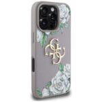 Coque Guess Hardcase 4G Grained Roses Big Logo pour iPhone 16 Pro - Purple – Image 2