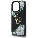 Coque Guess Hardcase 4G Grained Roses Big Logo pour iPhone 16 Pro Max - Black – Image 5