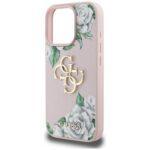 Coque Guess Hardcase 4G Grained Roses Big Logo pour iPhone 16 Pro Max - Pink – Image 6