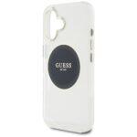 Coque Guess IML Metal Colored Circle MagSafe pour iPhone 16 - Black – Image 5