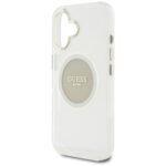 Coque Guess IML Metal Colored Circle MagSafe pour iPhone 16 - Grey – Image 5
