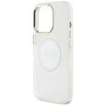 Coque Guess IML Metal Colored Circle MagSafe pour iPhone 16 Pro - White – Image 5