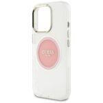 Coque Guess IML Metal Colored Circle MagSafe pour iPhone 16 Pro - Pink – Image 5