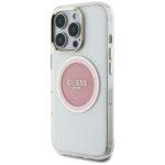 Coque Guess IML Metal Colored Circle MagSafe pour iPhone 16 Pro - Pink – Image 2