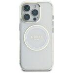 Coque Guess IML Metal Colored Circle MagSafe pour iPhone 16 Pro Max - White – Image 3