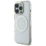 Coque Guess IML Metal Colored Circle MagSafe pour iPhone 16 Pro Max - White – Image 4