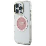 Coque Guess IML Metal Colored Circle MagSafe pour iPhone 16 Pro Max - Pink – Image 2