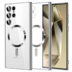 Coque Techsuit Luxury Crystal MagSafe pour Samsung Galaxy S24 Ultra - Silver