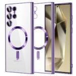Coque Techsuit Luxury Crystal MagSafe pour Samsung Galaxy S24 Ultra - Light Purple