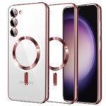 Coque Techsuit Luxury Crystal MagSafe pour Samsung Galaxy S23 - Pink