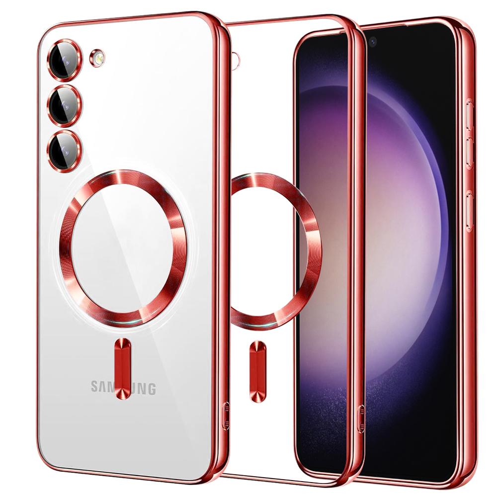 2165113 Coque Techsuit Luxury Crystal MagSafe pour Samsung Galaxy S23 - Red – Image 1