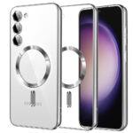 Coque Techsuit Luxury Crystal MagSafe pour Samsung Galaxy S23 - Silver