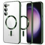 Coque Techsuit Luxury Crystal MagSafe pour Samsung Galaxy S23 - Deep Green