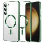 Coque Techsuit Luxury Crystal MagSafe pour Samsung Galaxy S23 Plus - Light Green