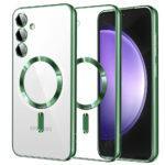 Coque Techsuit Luxury Crystal MagSafe pour Samsung Galaxy S23 FE - Light Green