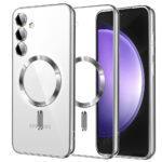 Coque Techsuit Luxury Crystal MagSafe pour Samsung Galaxy S23 FE - Silver