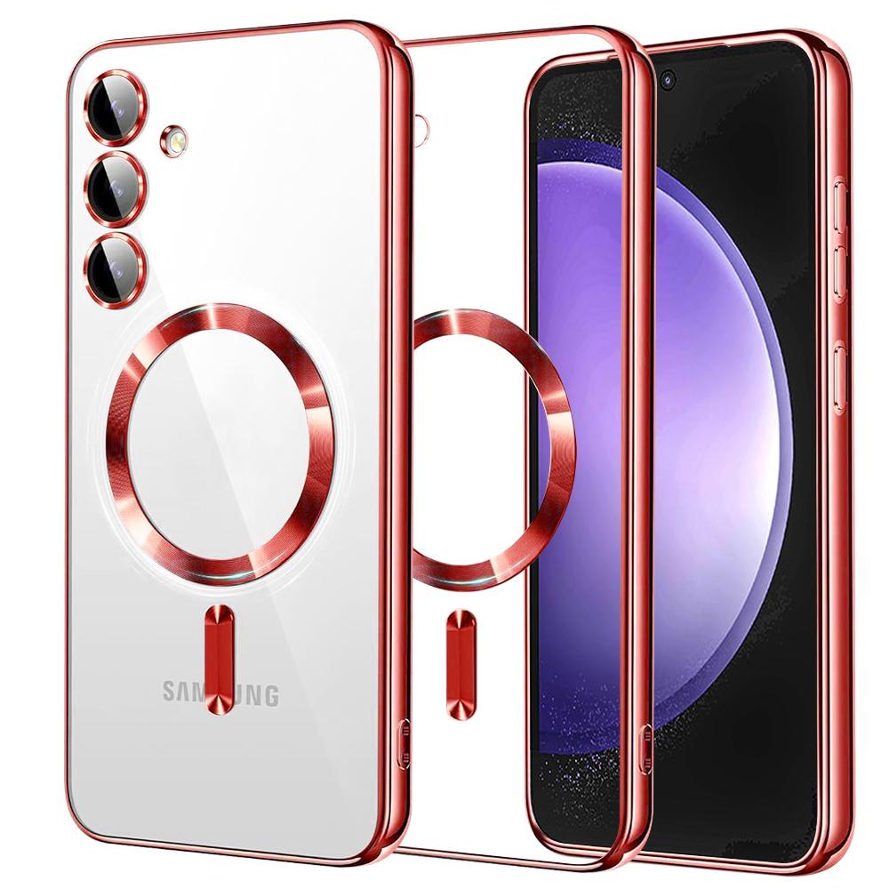 2165311 Coque Techsuit Luxury Crystal MagSafe pour Samsung Galaxy S23 FE - Red – Image 1