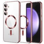 Coque Techsuit Luxury Crystal MagSafe pour Samsung Galaxy S23 FE - Pink