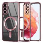 Coque Techsuit Luxury Crystal MagSafe pour Samsung Galaxy S21 - Pink